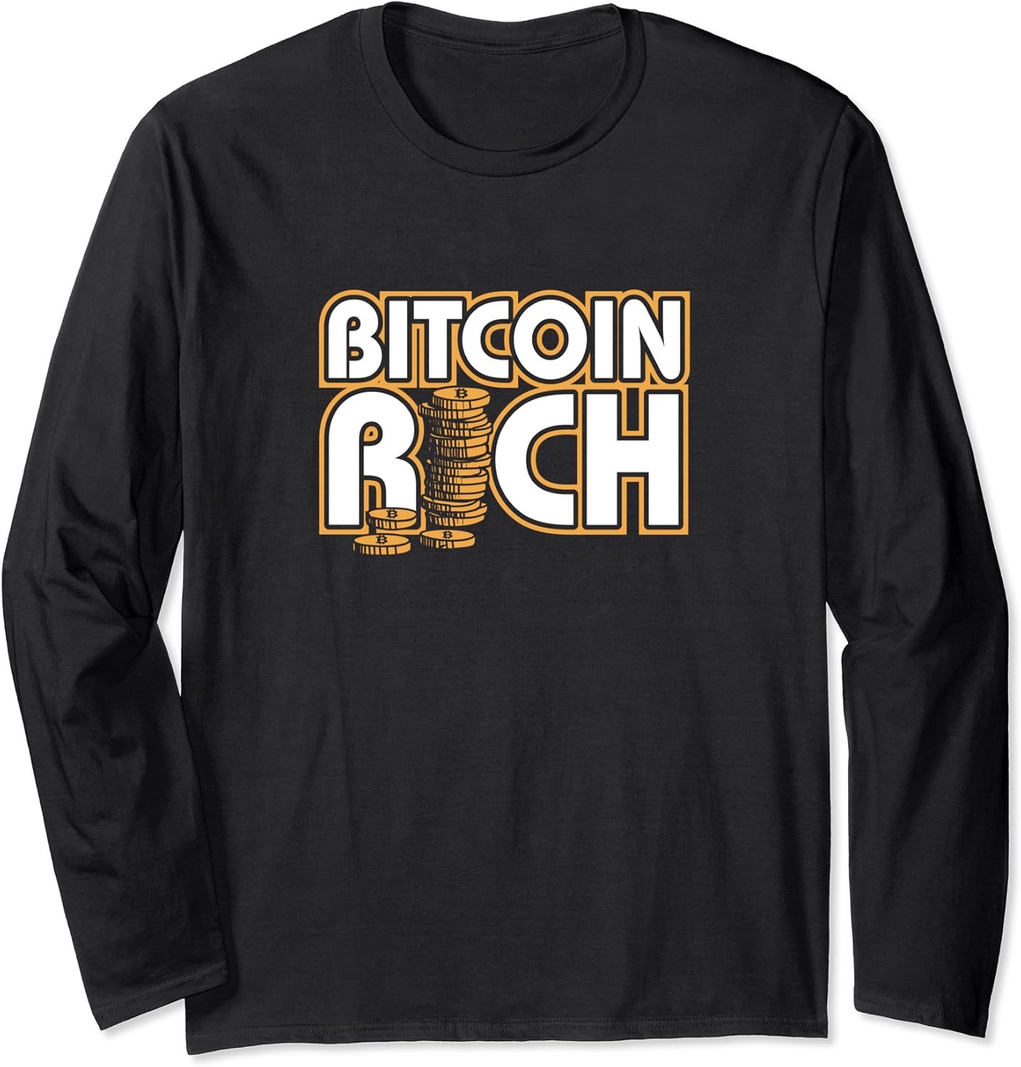 Bitcoin Rich Cool Trendy Cryptocurrency Investor Long